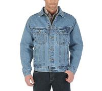 Wrangler Men's Rugged Wear Unlined Denim Jacket Denim Jacket, Vintage Indigo, XL Tall