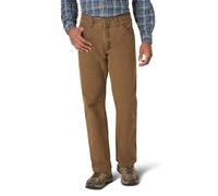 Wrangler Men's Rugged Wear Woodland Thermal Jean,Night Brown,33x34