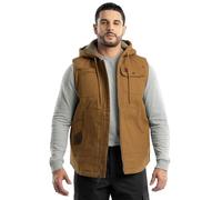 Wrangler Men's Sherpa Lined Vest with Hood, Duck, L
