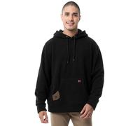 Wrangler Men's Sherpa Pullover Hoodie, Black, XL