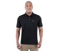 Wrangler Riggs Workwear Men's Short Sleeve Performance Pocket Polo, Black, XL