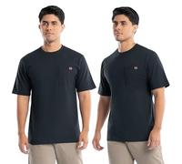 Wrangler Mens Short Sleeve Pocket T-Shirt, 2-Pack, Navy, XL