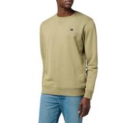 Wrangler Mens Sign Off Crew Sweatshirt, Aloe, M UK