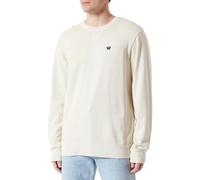Wrangler Men's Sign Off Crew Sweatshirt, Stone, XXL