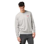 Wrangler Men's Small Graphic Crew Sweatshirt, Mid Grey Mel, S