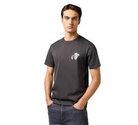 Wrangler Men's Small Graphic Tee T-Shirt, Faded Black, M