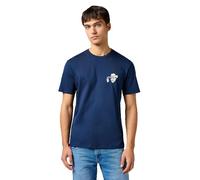 Wrangler Men's Small Graphic Tee T-Shirt, Navy, XXL