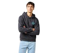 Wrangler Men's Small Logo Hoodie Hooded Sweatshirt, Faded Black, XL