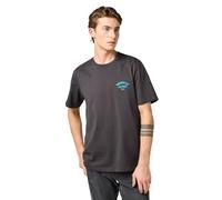 Wrangler Men's Small Logo Tee T-Shirt, Faded Black, XXL