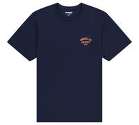 Wrangler Men's Small Logo Tee T-Shirt, Navy, M