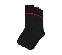 Wrangler Mens Lees Five Pack Dress Socks Black 9