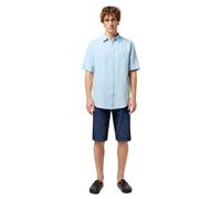 Wrangler Men's SS 1 Pkt Shirt, Dream Blue, L