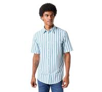 Wrangler Men's SS 1 Pkt Shirt, White, S