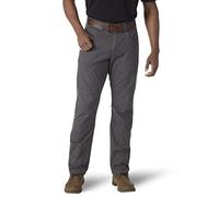 Wrangler Men's Straight Leg Utility Pant Work, Pinstripe Gray, 32W x 34L