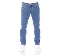 Wrangler Men's Stretch Regular Straight Fit Greensboro Jeans, Denim Blue, Size: 38W / 32L, Color: Blue Tomorrow