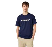 Wrangler Men's Logo tee T-Shirt, Navy, L
