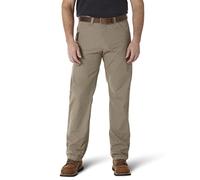 Wrangler Men's Technician Work Utility Pants, Dark Khaki, 33W x 34L