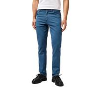 Wrangler Men's Texas Slim Pants, Dark Dusty Blue, 30 W/32 L