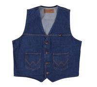 Wrangler Men's Unlined Denim Vest, Denim, XXL