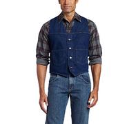 Wrangler Men's Unlined Denim Vest, Denim, XXL