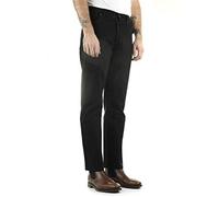 Wrangler Men's W12132100 Texas Stretch Straight Trousers, Black, W34/L32