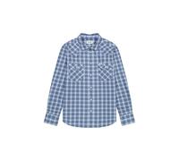 Wrangler Men's Western Shirt, Blue, L