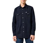 Wrangler Men's Western Shirt, Midnight Rodeo, M
