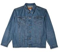 Wrangler Men's Western Style Denim Jacket, Dark Blue, XL Tall
