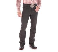 Wrangler Men's Wrancher Dress Jean Jeans, Heather Black, 42W / 32L