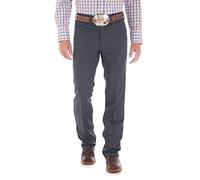 Wrangler Men's Wrancher Dress Jean Jeans, Heather Blue, 34W / 29L