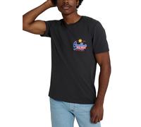 Wrangler Mens X Stranger Things Bradley's Big Buy Tee, Washed Black, Large