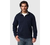 Wrangler Mens Zip Neck Fleece Sweater - Navy - Size 2XL