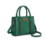 Wrangler Mini Tote Bag for Women Cute Small Satchel Purse Top-handle Handbag with Strap, Mini Deep Green, Mini
