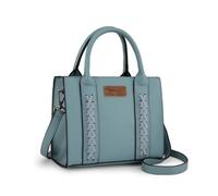 Wrangler Mini Tote Bag for Women Cute Small Satchel Purse Top-handle Handbag with Strap, Mini Jean, Mini
