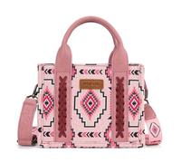 Wrangler Mini Tote Bag Small Top Handle Bag Ladies Woven Satchel Handbag