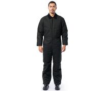 Wrangler Riggs Workwear Men's Insulated Duck Coverall, Black, L