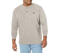 Wrangler Riggs Workwear Men's Long Sleeve Henley - Beige - XXX-Large