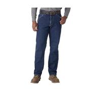 Wrangler Riggs Workwear Men's Rigg Workwear Five Pocket Jean, Mid Stone, 38W x 32L