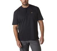 Wrangler Riggs Workwear Men's Short Sleeve Henley, Navy, Medium