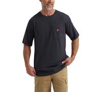 Wrangler Riggs Workwear Men's Short Sleeve Pocket T-Shirt, Navy, XL Tall