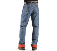 Wrangler Rugged Wear Men's Woodland Thermal Jean, Stonewashed Denim, 34W / 34L
