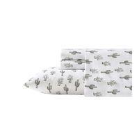 Wrangler - Sheet Set, Breathable & Wrinkle Resistant Bedding, Includes Matching Sham & Pillowcases, Western Inspired Home Decor (Cacti Green, King)