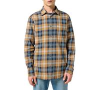 Wrangler - Shirt Men - Regular Fit - Ls Shirt - Oxford Blue