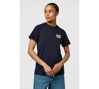 Wrangler Sign Off Tee Dark Navy Blue size L | Shirts Outlet | Women | Blue L