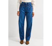 Wrangler Sleek Barrel Jeans, Blue, Size 28, Women Blue