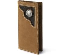 Wrangler Slim Genuine Leather Bifold Wallet for Men - RFID Blocking Front Pocket Wallets | Durable Mens Wallets with Extra Capacity & Gift Ready