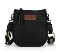 Wrangler Small Crossbody Bags for Women Cute Mini Purses Shoulder Handbag, Black