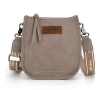 Wrangler Small Crossbody Bags for Women Trendy Designer Mini Purses Shoulder Handbag Hobo with Adjustable Strap,WG119-077KH, Khaki