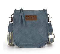 Wrangler Small Crossbody Bags for Women Trendy Designer Mini Purses Shoulder Handbag Hobo with Adjustable Strap,WG119-077JN, Jean