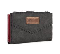 × Wrangler Small Wallet for Women Designer Bifold Wallet Women'S Wallets, Card Cases & Money Organizers, Vintage-Black, Minimalist